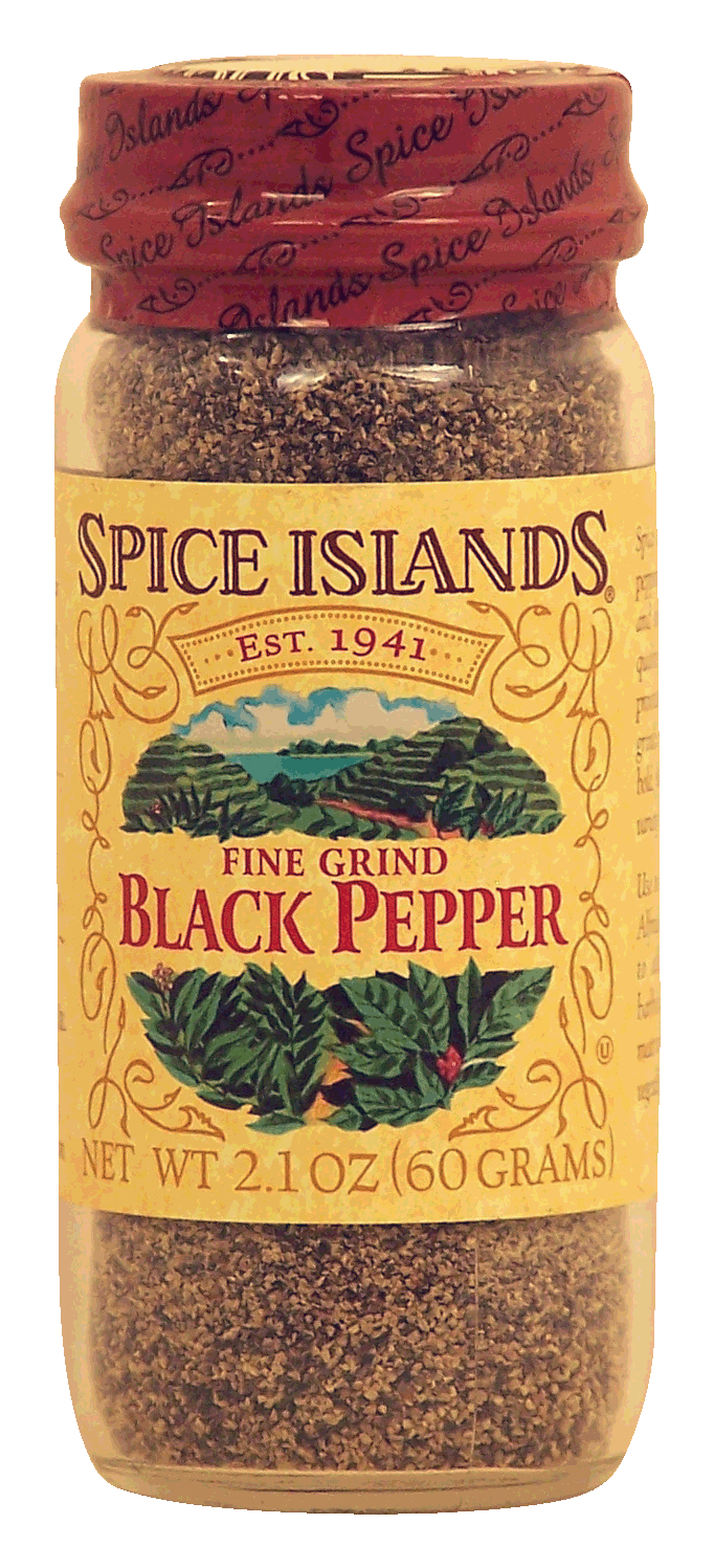 Spice Islands  pepper, fine grind black Full-Size Picture